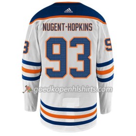 Edmonton Oilers NUGENT-HOPKINS 93 Adidas Wit Authentic Shirt - Mannen